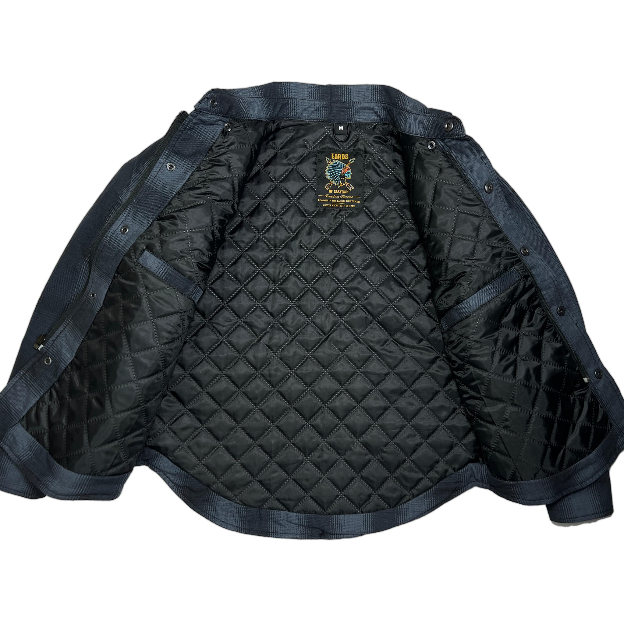 Women's Freedom Flannel Jacket - Dark & Stormy
