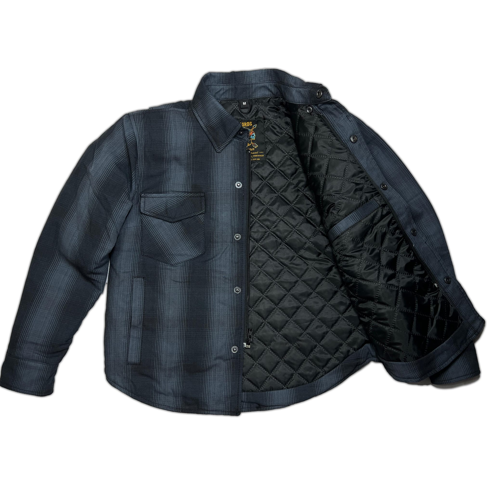 Women's Freedom Flannel Jacket - Dark & Stormy
