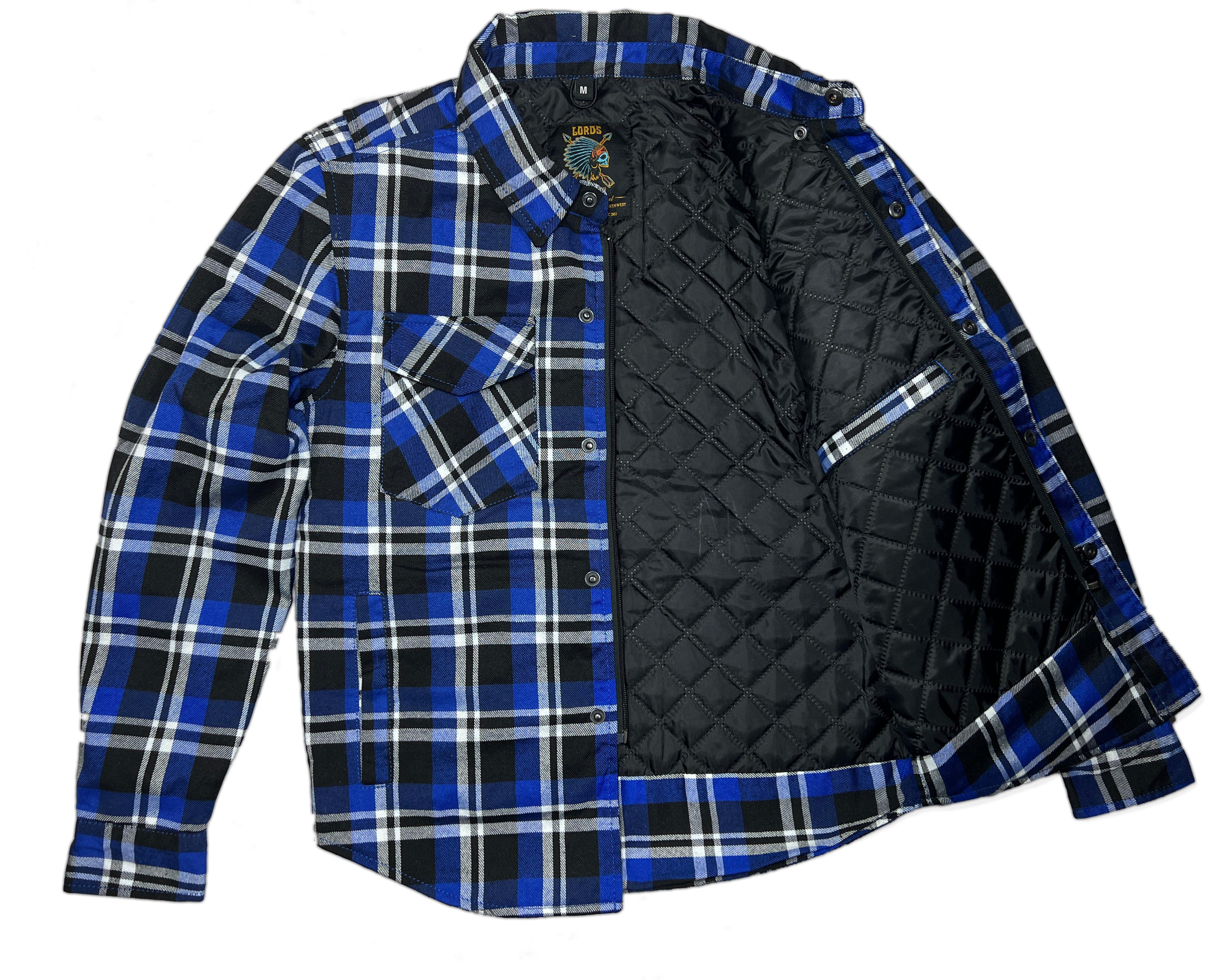 Women's Freedom Flannel Jacket - Moody Blues