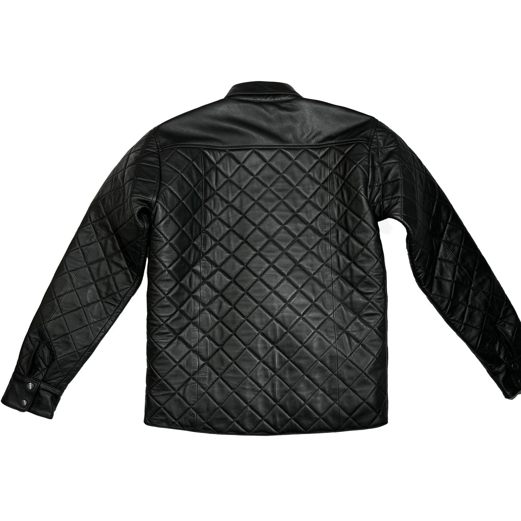 Lords x Cleaver Culture Regulator Jacket - Black Leather Sherpa
