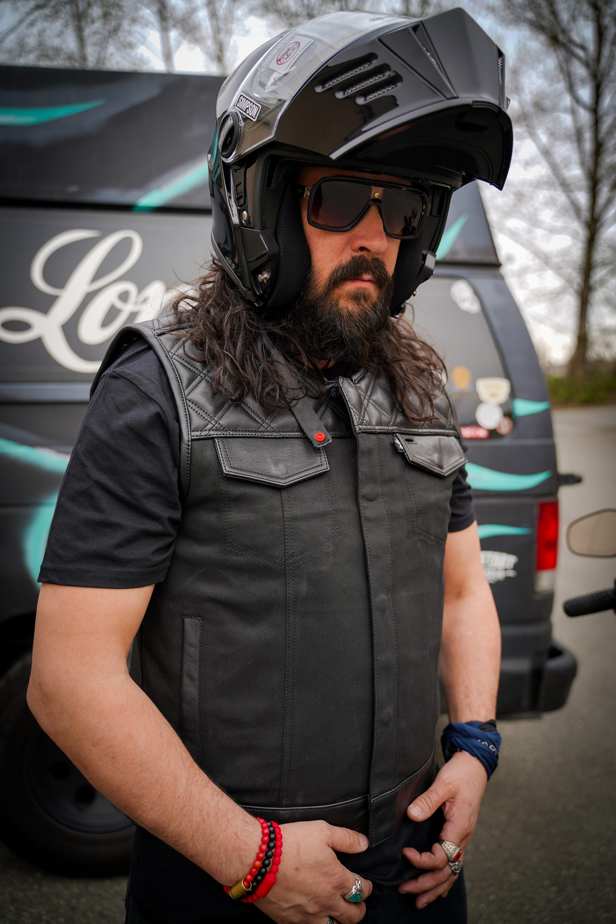 Lords x Cleaver Culture Moto Vest - Black